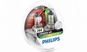 Лампа Philips H4 12V 60/55W LongLife EcoVision (2 шт.)