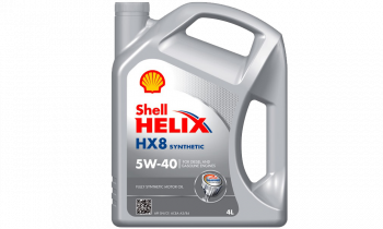 Масло Shell Helix HX8 5W40 синтет. 4л